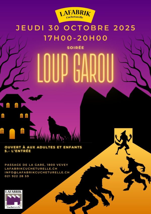 Soirée loup garou - 30 octobre 2025