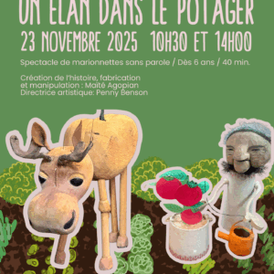 Un élan dans le potager ! - 23 novembre 2025