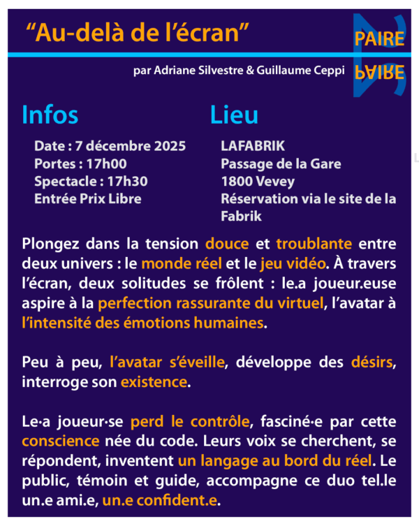 PAIRE - Au-delà de l’écran - 7 décembre 2025 – Image 2