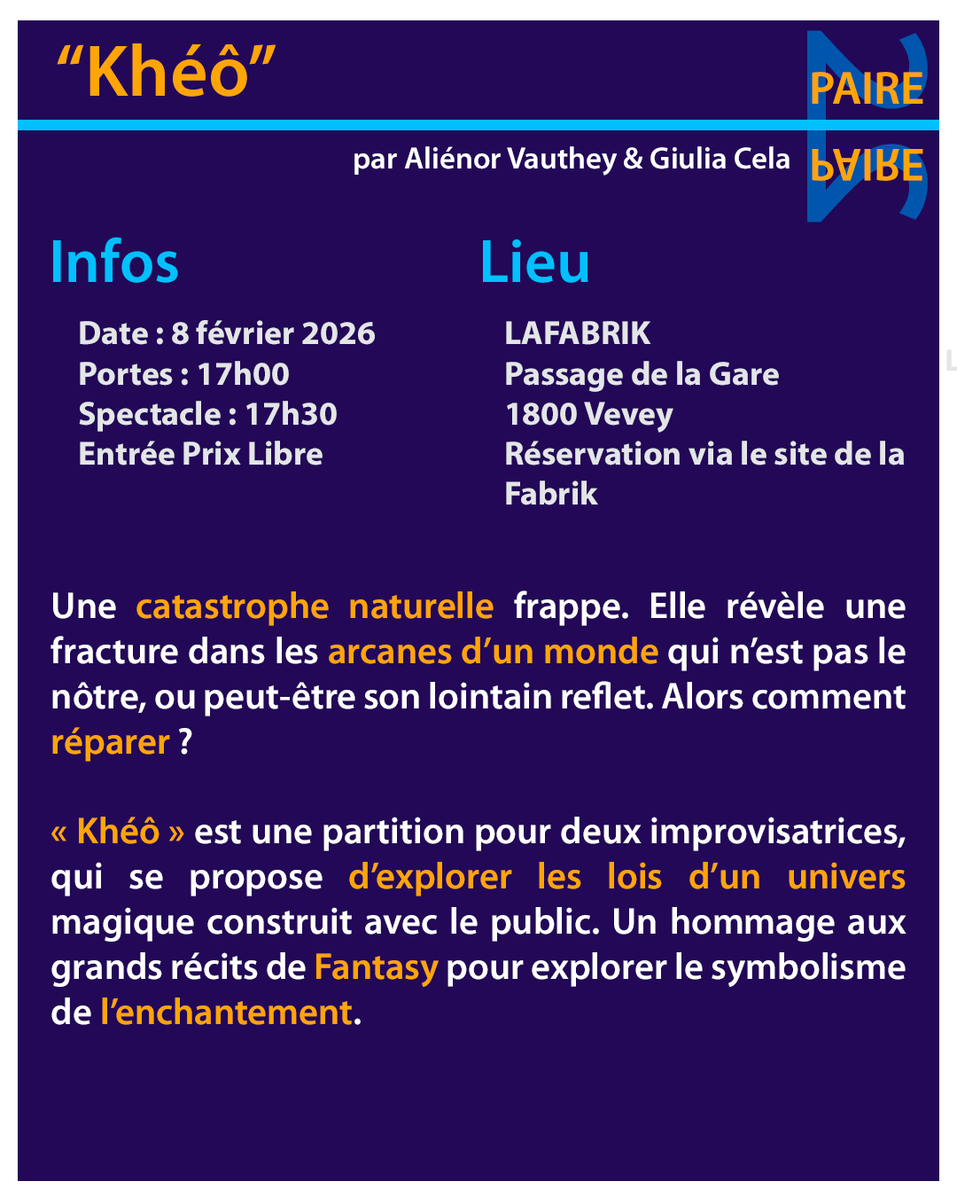 PAIRE - Khéô - 8 février 2026 – Image 2