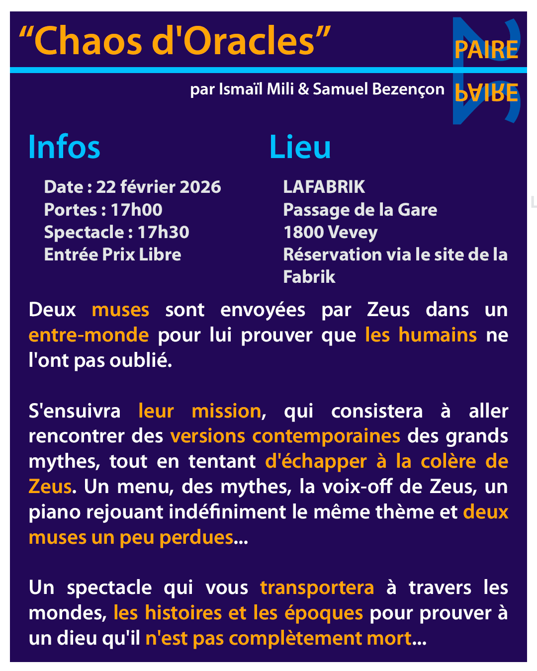 PAIRE - Chaos d’Oracles - 22 février 2026 – Image 2