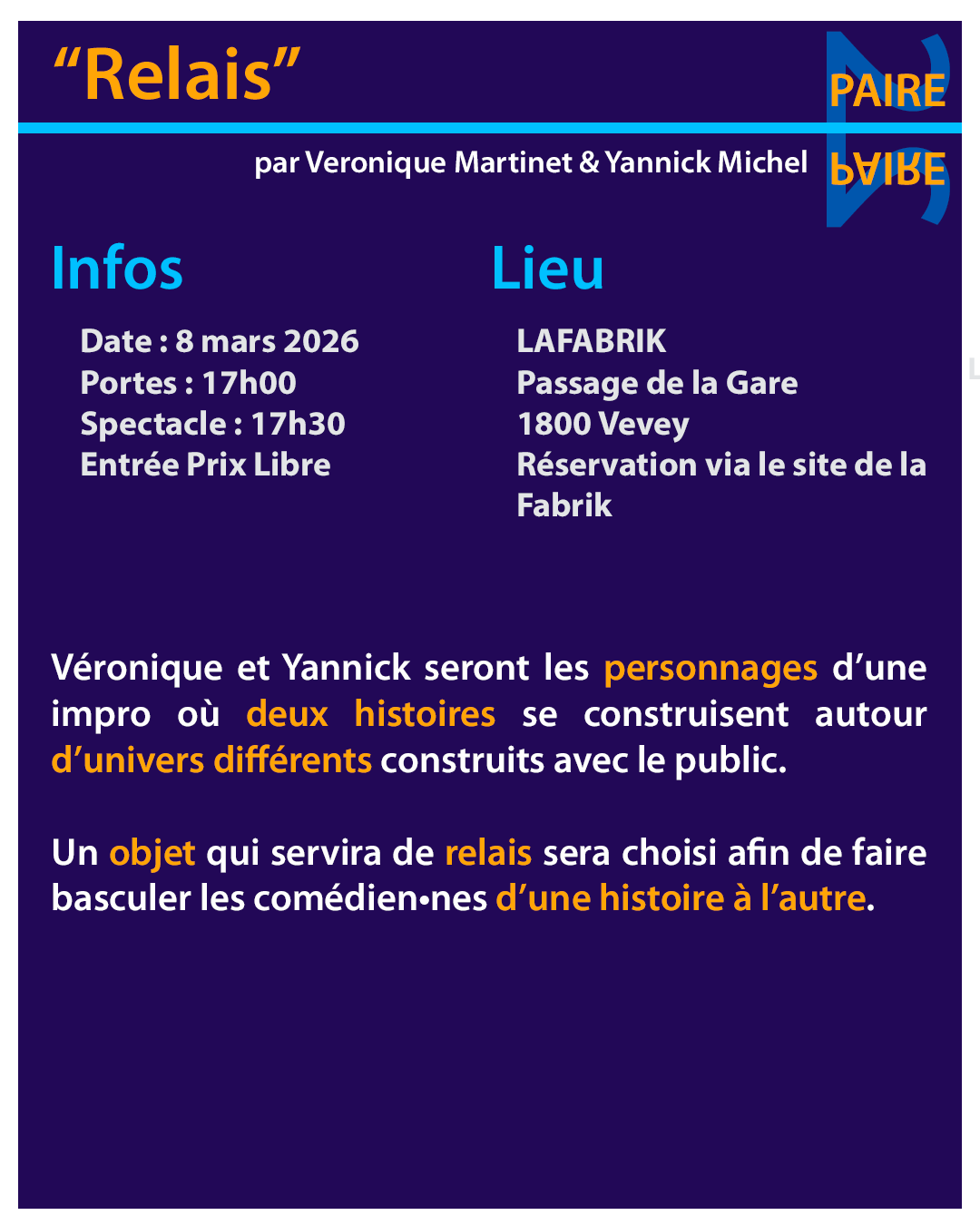 PAIRE - Relais - 8 mars 2026 – Image 2